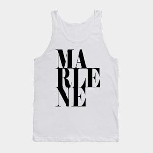 Marlene Girls Name Bold Font Tank Top